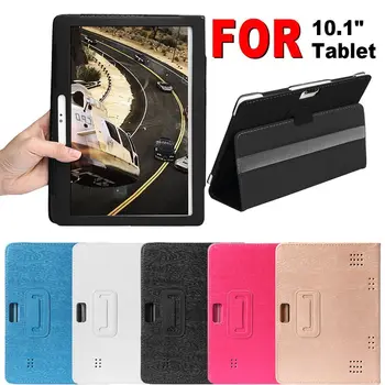 Universele 10.1 Inch Tablet Beschermhoes Kleurrijke Lederen Flip Stand Cover Beschermhoes Voor Samsung Huawei Android Tablet