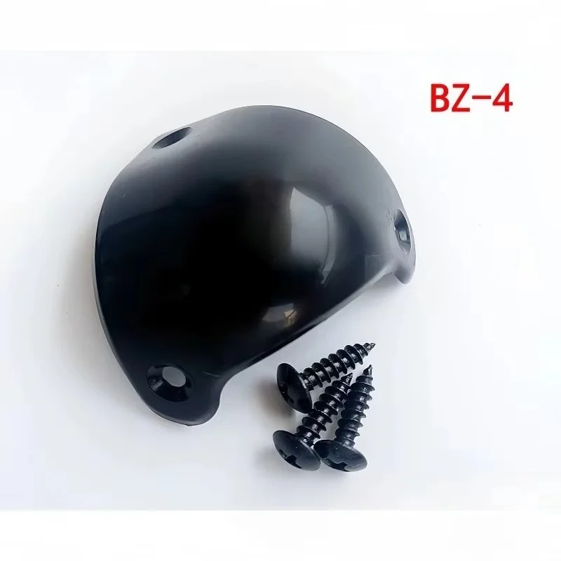 Paquete de 8 esquinas de plástico negras para amplificador guitarra, delanteras y traseras, con tornillos para