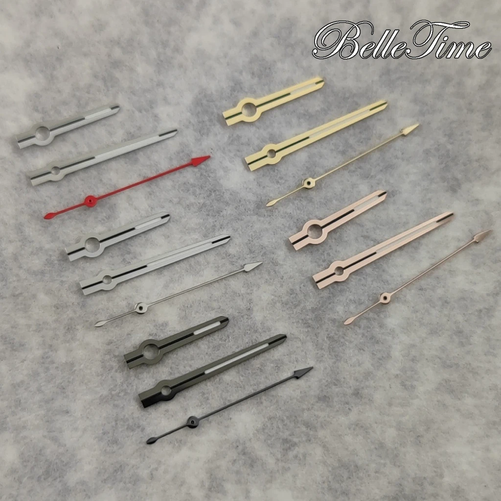 ساعة دايتونا NH35 ذات جودة عالية باللون الفضي/الذهبي/الذهبي/الذهبي الوردي مضيئة يدويًا لحركة NH34 NH35 NH36 4R 7S