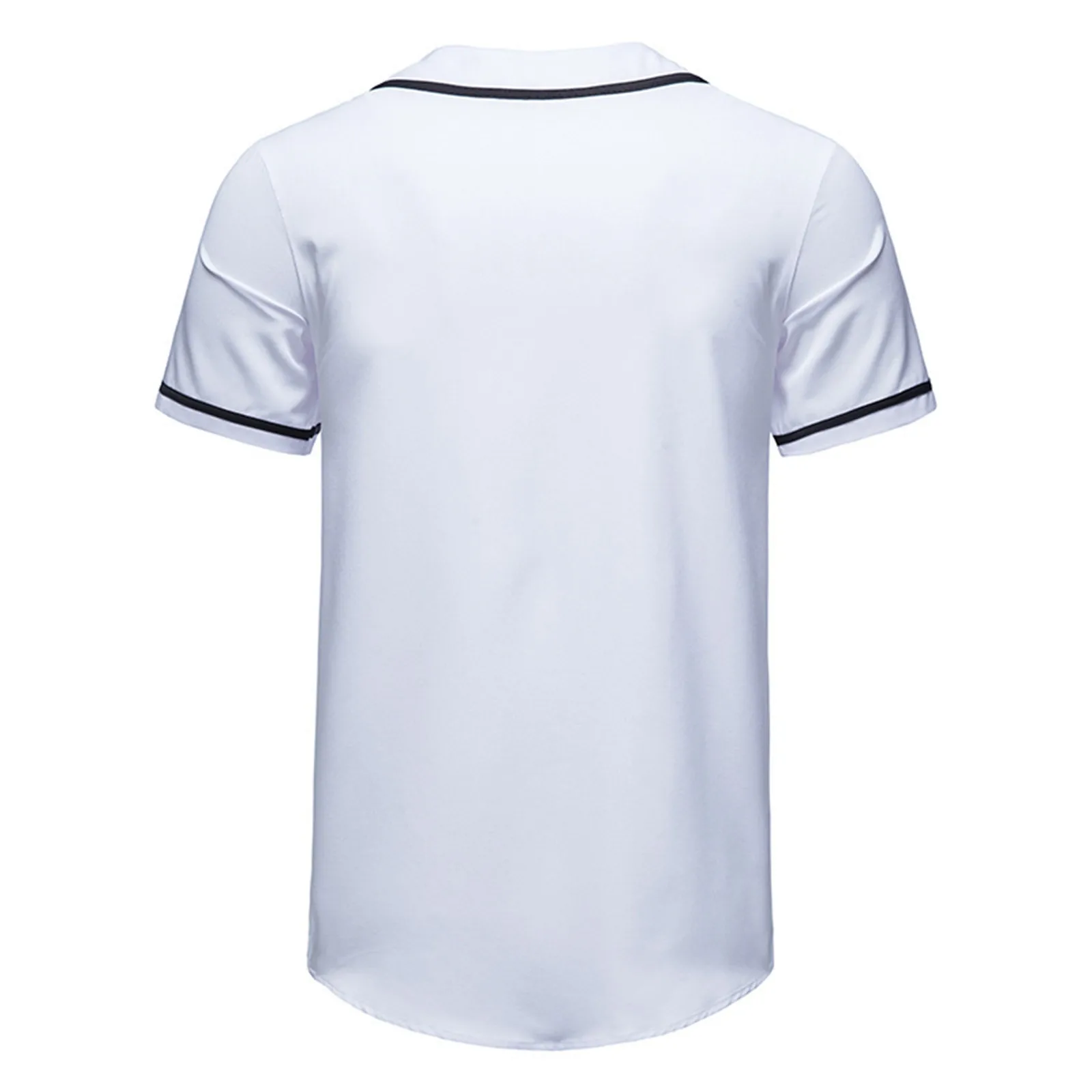 Short-Sleeved T-Shirts For Man Summer Baseball Bottom Shirt Men\'S Tops Fashion Casual T Shirt Thin Cozy Blouse Ropa Hombre