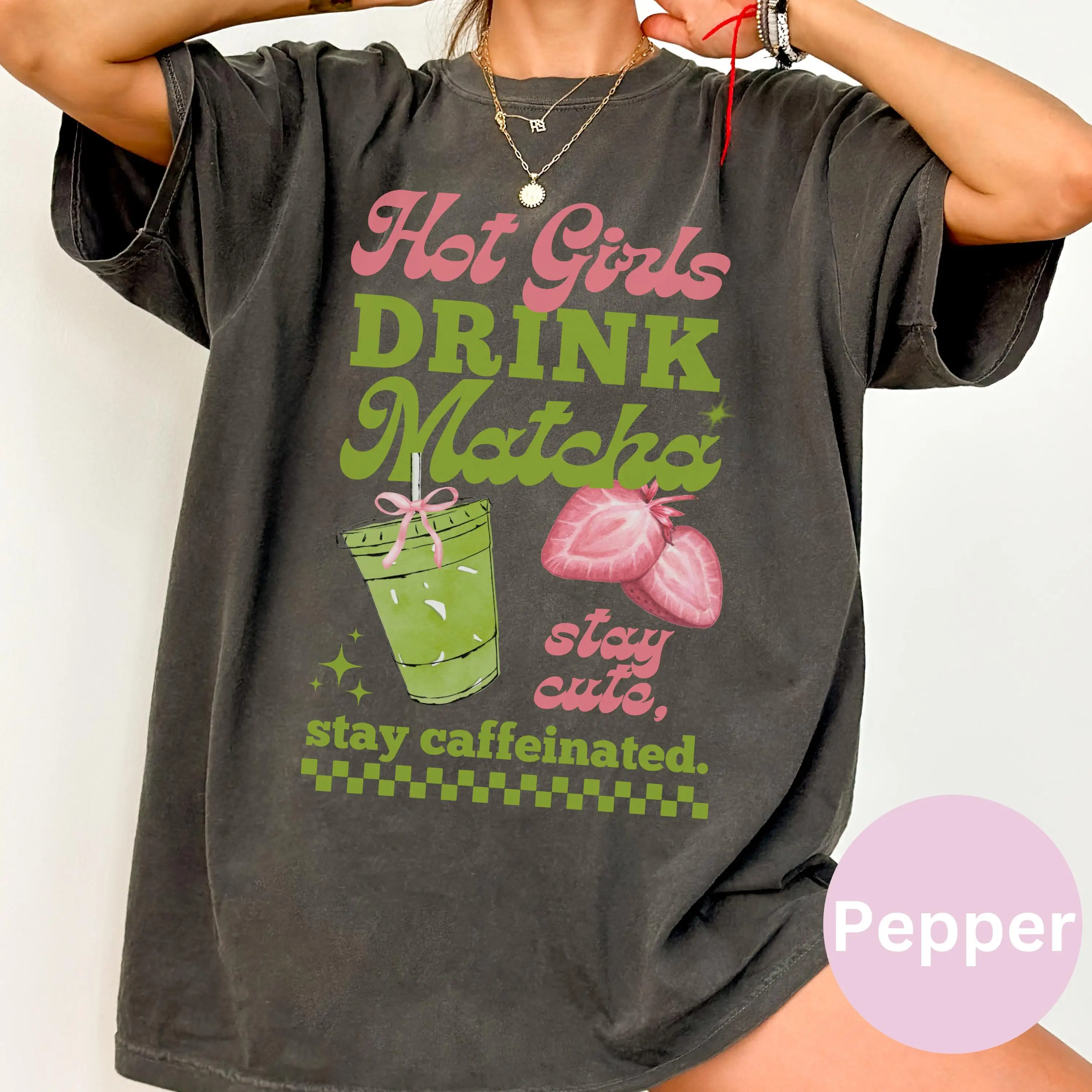 Matcha Latte Shirt Retro Matcha Set Shirt Gifts for Matcha Lovers Coffee Lover Matcha Cup Social Club Green Tea Shirt