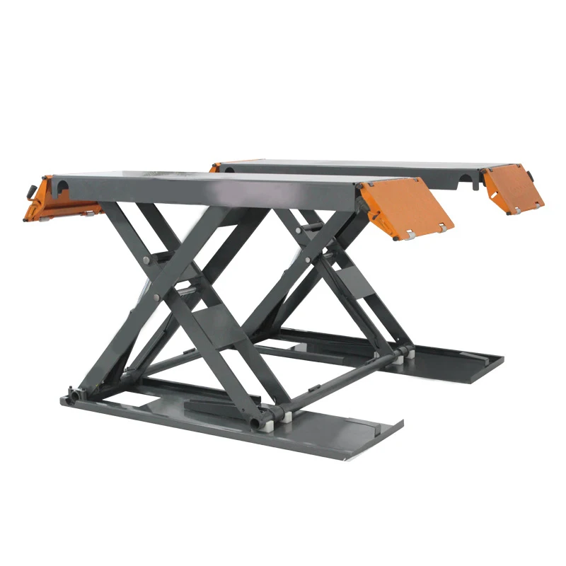  Durable Mid Rise Hydraulic Scissor Car Lift Machine Premium Vehicle Lift with 1000mm Max Height