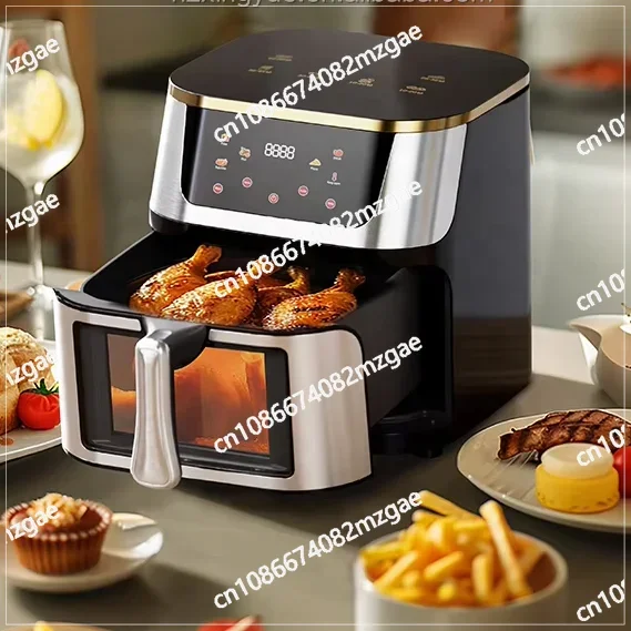 

2024 Newest Stainless Steel 10L Capacity Healthy Home Use Multi Function Electric Oil Free No Oil Air Fryer