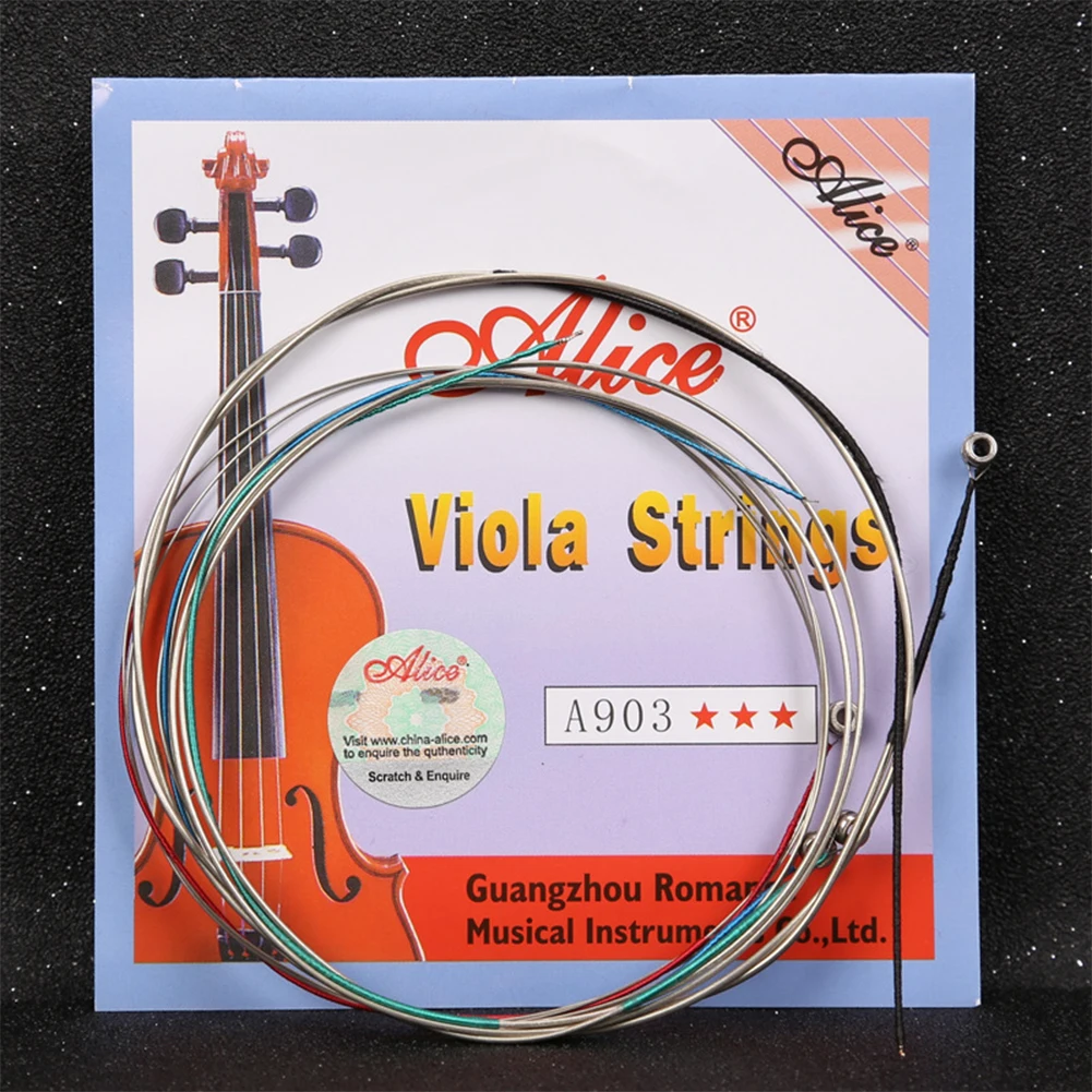 Steel Core Viola Strings Special Process Viola Strings A903 A-2nd Steel Core For Beginners German Silver Winding