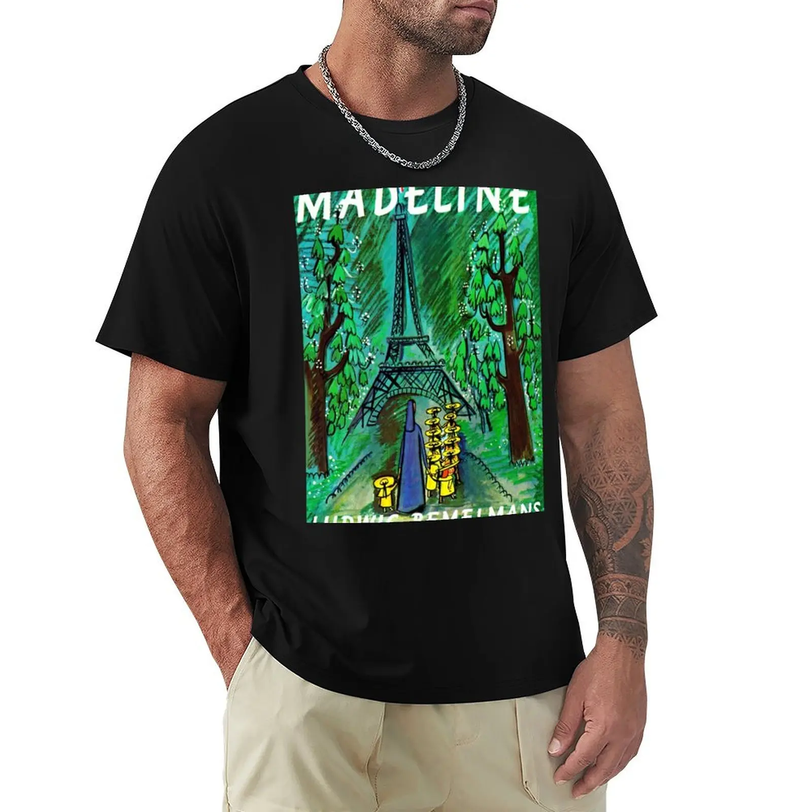 

Madeline Vintage Children's Book Cover Poster T-Shirt custom t-shirts T-shirts man blanks men clothing