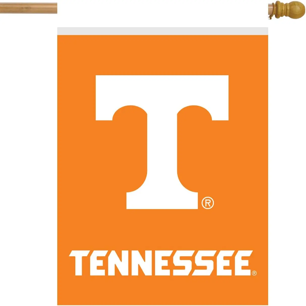 Tennessee Volunteers Licensed House Flag; Briarwood Lane