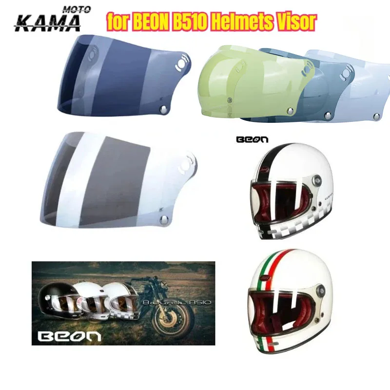 

Для BEON B510 мотоциклетный шлем, козырек, линза, материал ПК, зеркало для козырька шлема, сменные аксессуары, Casco Moto Visor