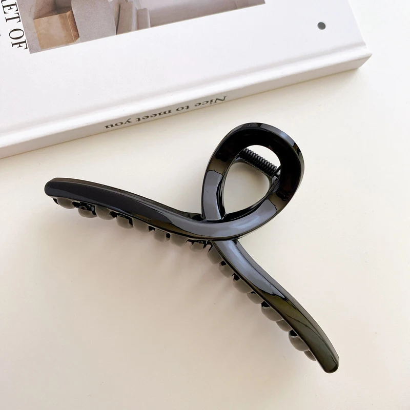 2026 Neue Elegante Hohle Haarklammer für Frauen, Kunststoff-Haarklammer, Vintage-Haarspangen, Haarband, Haarnadel, Haarkrabbe, Haaraccessoires – Detail 35