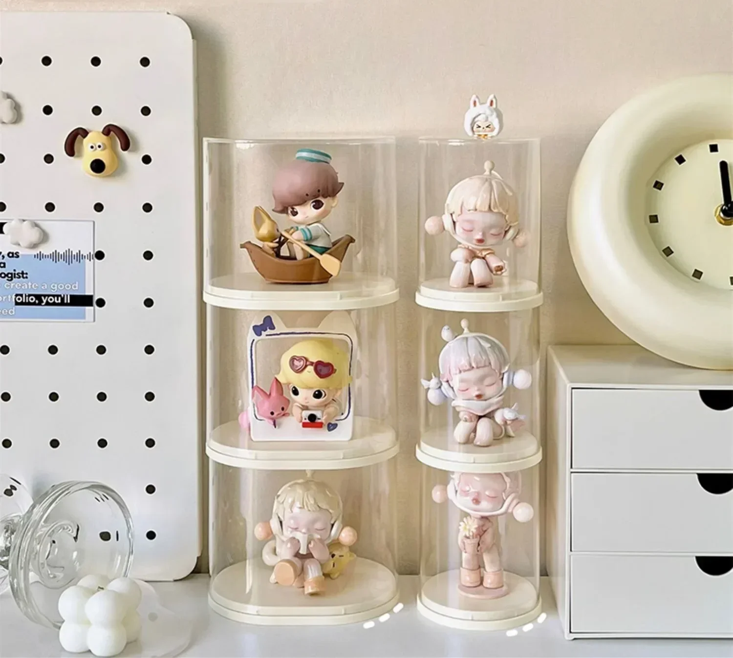 Dust-proof Display Box Blind Box Display Rack Storage Transparent LEGO Ornament Handmade Display Cabinet Acrylic Desktop display