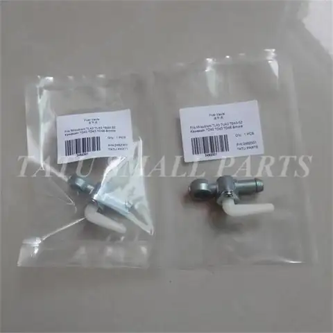 TL43 BRÄNSLEKRAN FÖR MITSUBISHI TB43 TB52 TL52 TU43 T200 KAWASAKI TD40 TD48 SUM328 FÖRGASARAVSTÄNGNINGSVENTIL FÖRGASARE SILKRAN 12 best sales Mitsubishi TL43 - №7