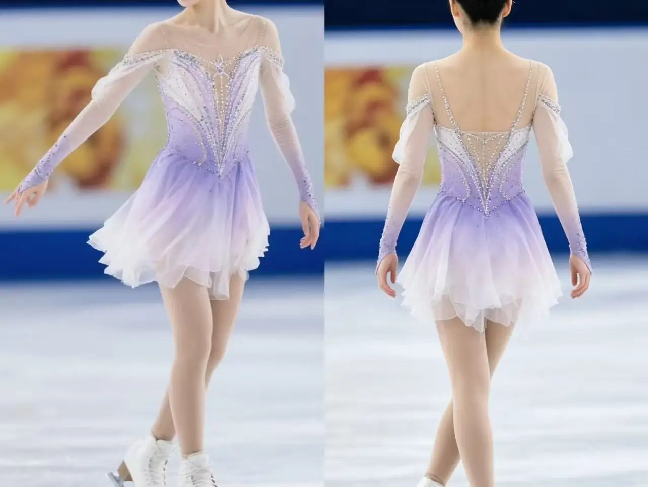 Figure skating performance costume skating suit