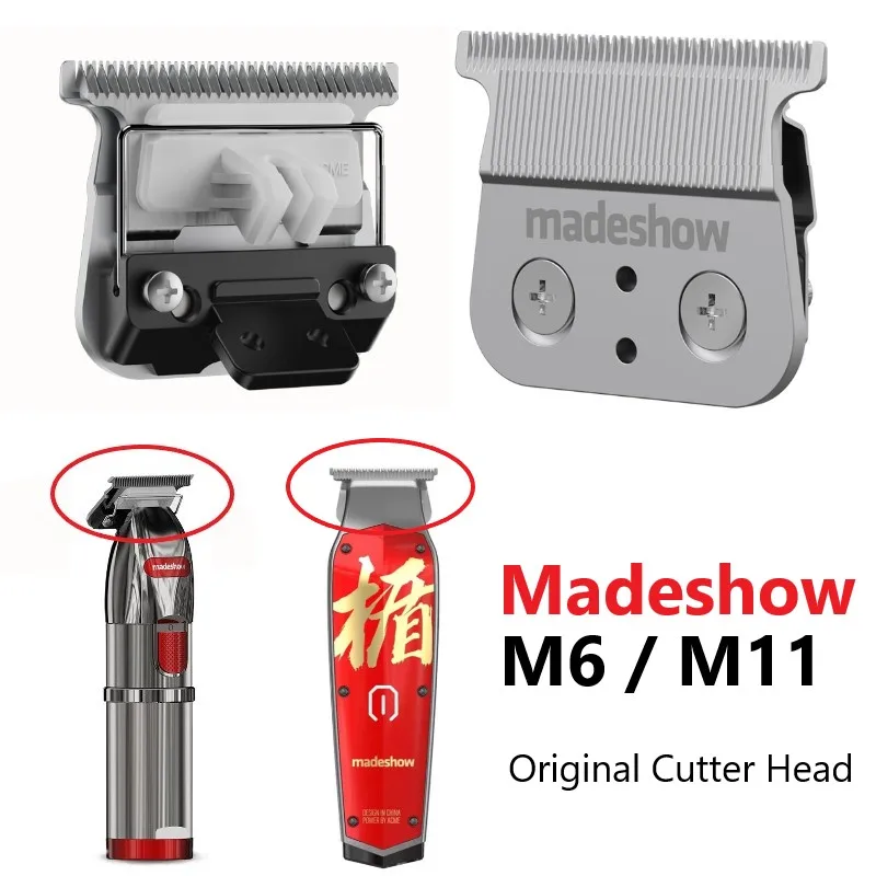 

Madeshow M6 M11 Professional Hair Clipper Blade Standard Set for M6 M11 Hair Cutting Machine Replaceable Cutter Head