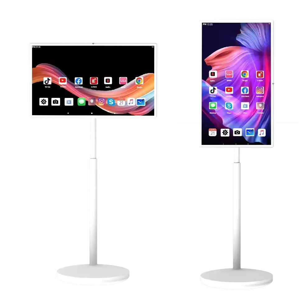 Hot 4K Screen 32 Inch Android Touch Screen Stand By Me Tv Built-in  Gym Gaming Live Room Smart Tablet Google Play