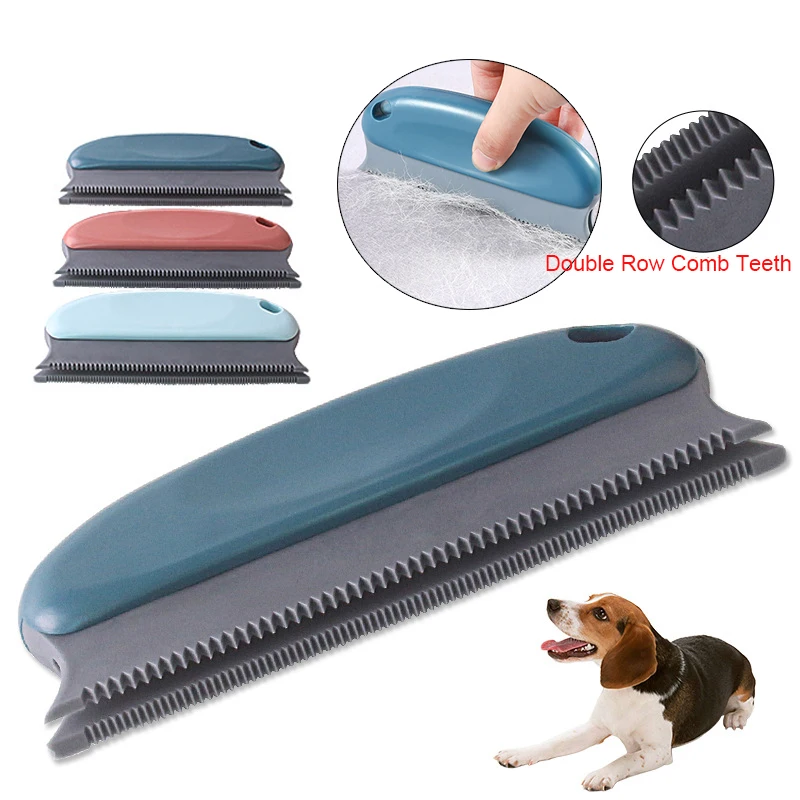 Portable Pet Hair Remover Dog Cat Hair Remover Lint Remover Carpet Rake Lint Brush for Sweater  Carpets Sofa Pet Bed Furniture