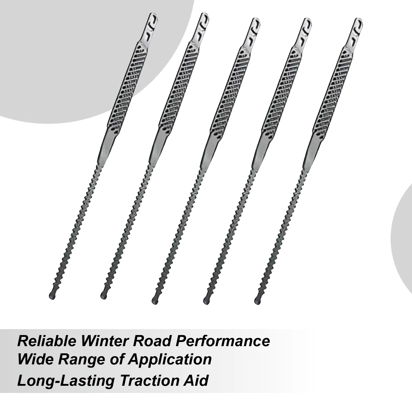 

Ланцюги для снега, 5-компонентные ручки для автоматических шин, цепи для снежных шин для внедорожников, грузовиков, пикапов, седанов, 165-275 мм, зимнее вождение