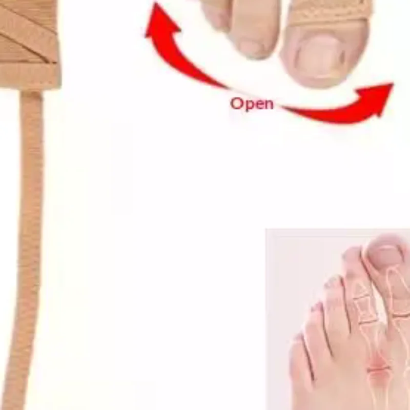 

Регулируемый тканевый корректор-разделитель для пальцев ног при вальгусной деформации, дышащие спортивные носки для бега от бурсита