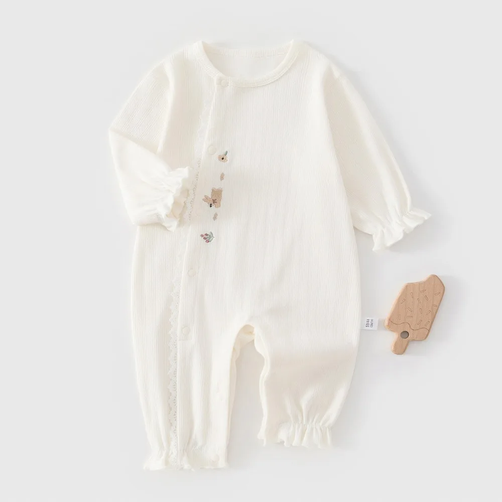 Baby Spring Pullover Jumpsuit Pure Cotton Long Sleeved Hoodie Baby Clothes for Boys and Girls Autumn Clothes for Outdoor Clothes