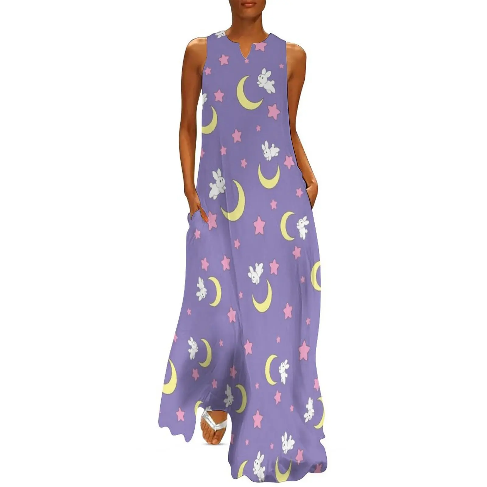 

Rabbit of the Moon Long Dress Woman dresses Dress women Dance dresses dress for women summer