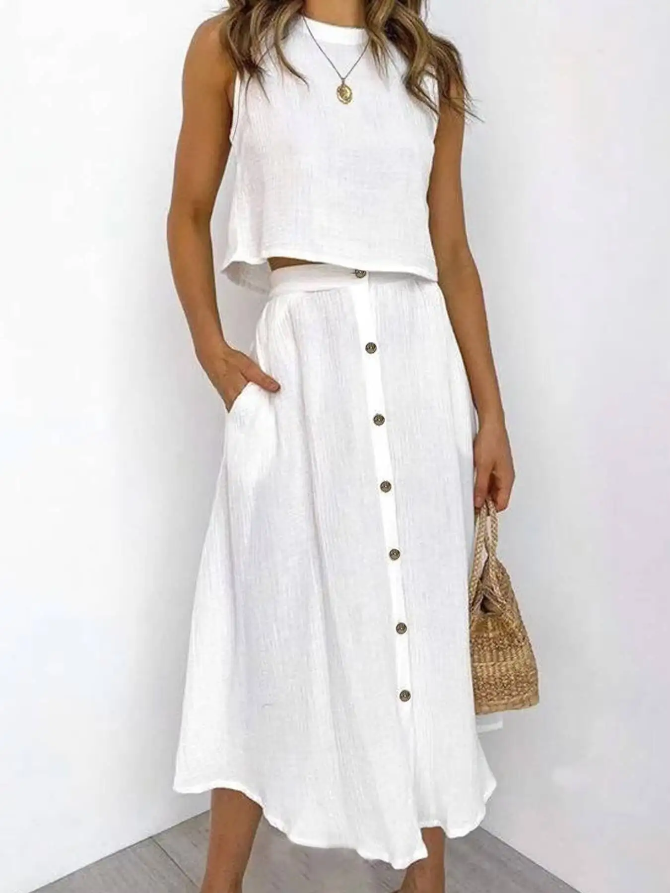 Women Dress Sleevel…