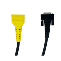 For Launch For CRT501 X431 2 Rows DP15 Main Cable/OBD2 Cable OBD Male 16 Pin Connector CRP123X CRP129X CRP909X CRP919 HD3