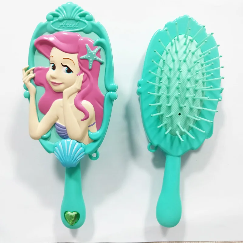 1pc Disney Princess Mermaid Air Cushion Comb, Cute Portable Comb,Massage Comb, Suitable For Rewards And Giving Gifts To Girls
