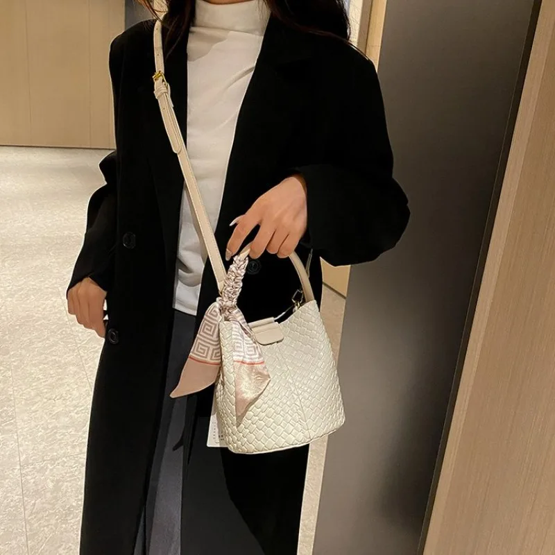 High-End Elegant Leather Tote Bag Women Handbag Designer Shoulder Crossbody Purse Classic Luxury Diaper Bag