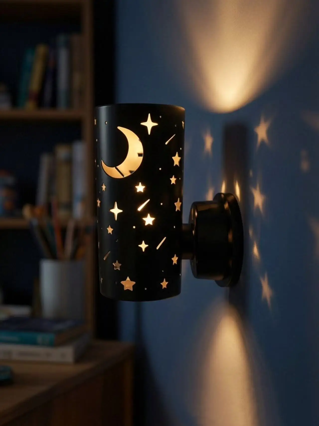 

Ночник-проектор «Звездное небо» с датчиком от заката до рассвета, настенный светильник с теплым белым светодиодом для спальни