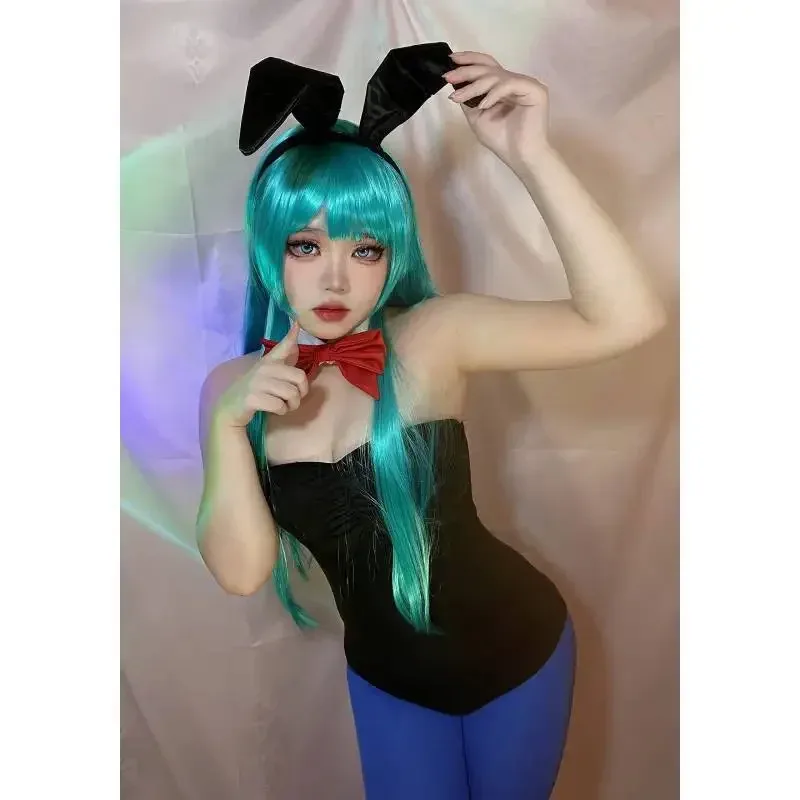 DY20WENAM Anime Dragonball Finding Cosplay Finding Bunny Girl Bodysuit Uniform Set Women Halloween Party Sexy Costume with Bunny