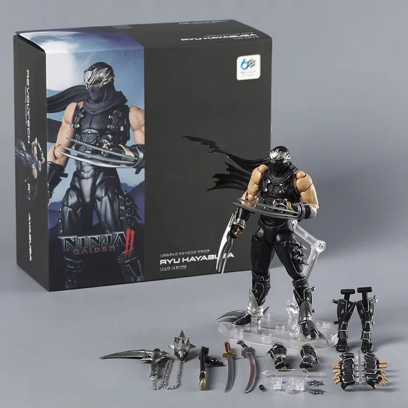 Figura de acción articulada Revoltech Yamaguchi Ninja Gaiden Ryu Hayabusa a