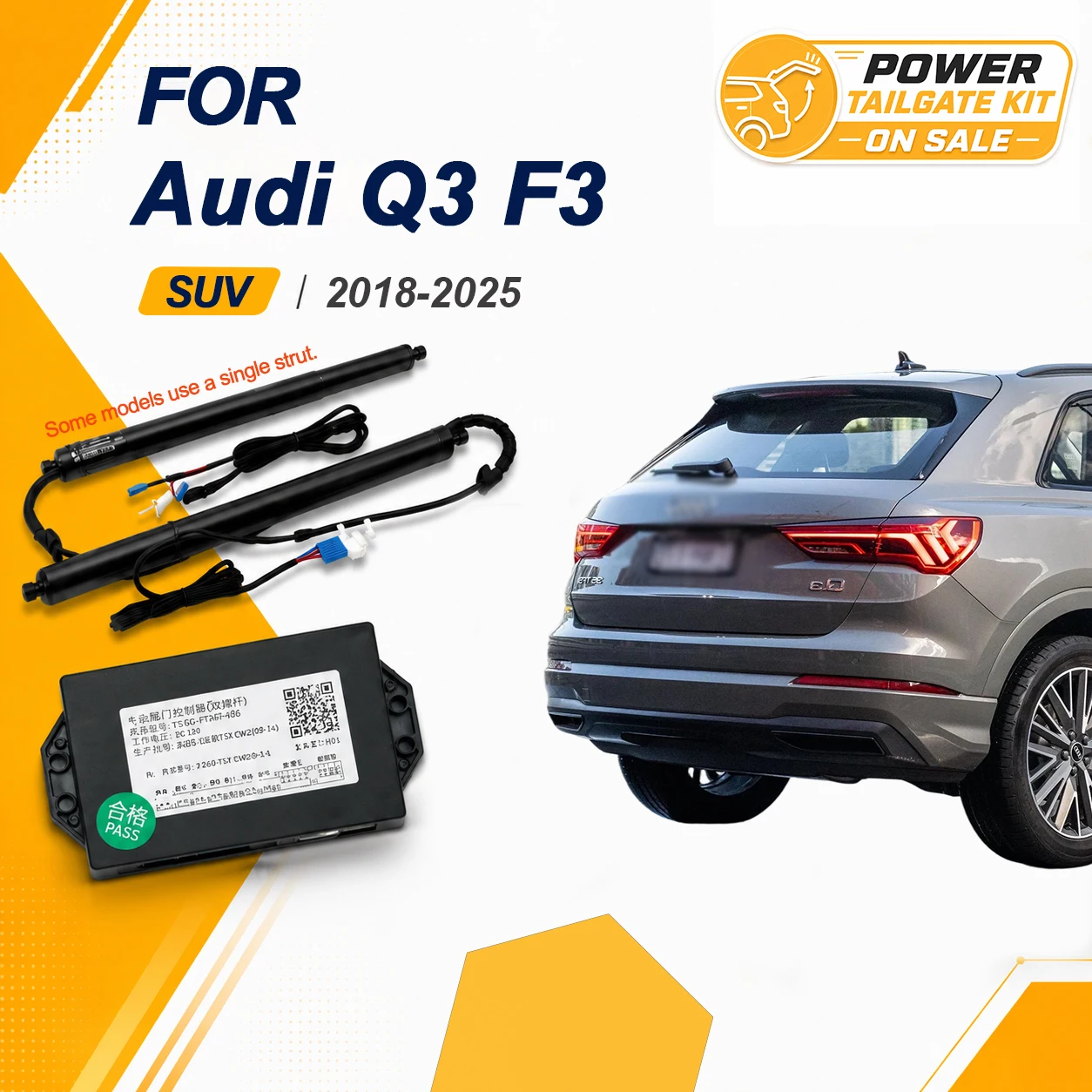 For Audi Q3 F3 SUV 2018-2025 Car Power Trunk Lift Electric Hatch Tailgate Strut Auto Rear Door Actuator