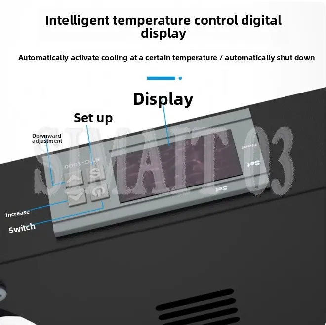 1U Rack Type Cooling Fan Unit, Intelligent Temperature Control, Cabinet Ventilation Module for Power Amplifier & Equipment Room
