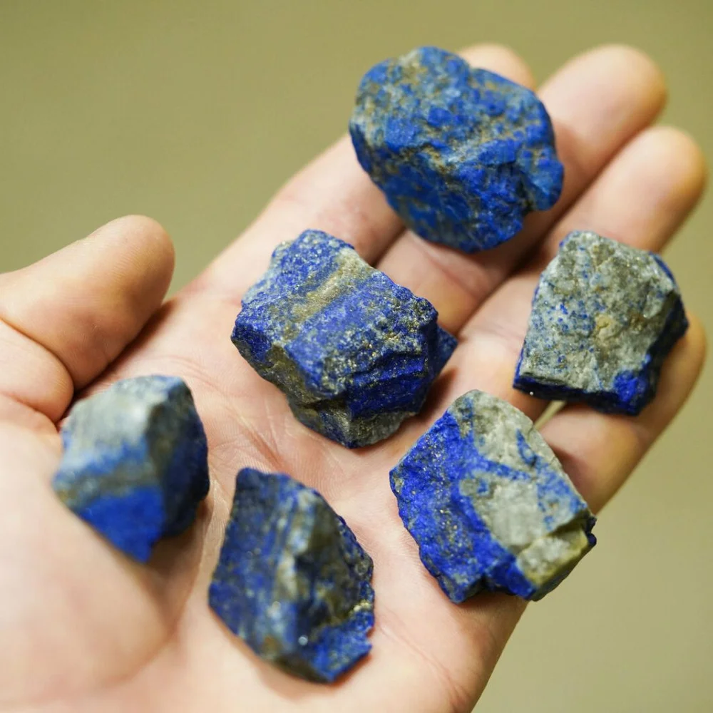 1pc Big Lapis Lazuli Raw Stone Natural  Crystals Lapislazuli Rock Healing Reiki Chakra Mineral Specimen Aquarium Home Room Decor