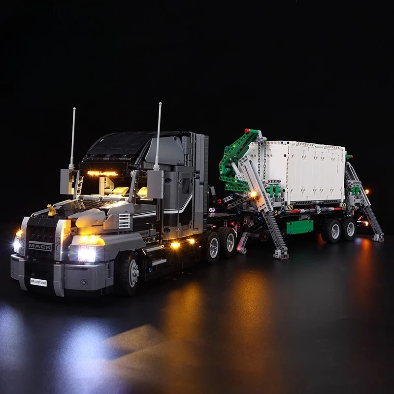 Juego de iluminación LED adecuado para LEGO Technic Mack Anthem 42078 (no incluye bloques de construcción)