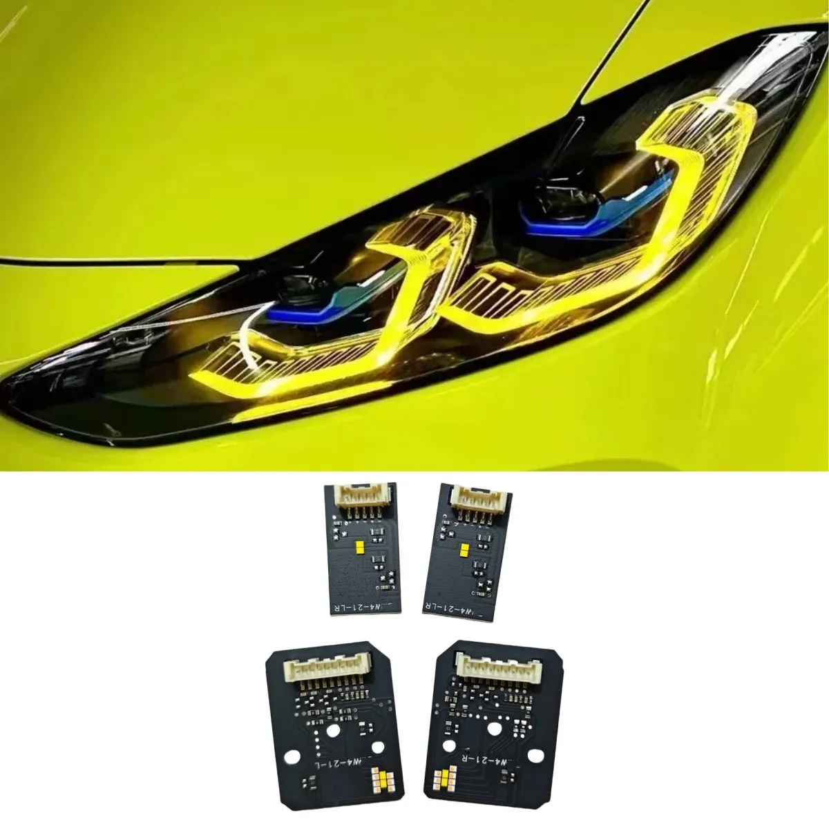 

Laser Headlight LED Module DRL module Yellow Color EU Car OE 63119851047 63119851048 For BMW M3 G80 M4 G82 G83 G22 G23 2021-2024