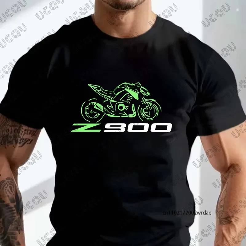 

2025 Summer New Men's Maglia Per Moto Motorcycle Z 900 Print Cotton T-Shirt Funny Casual Short Sleeve Tees Oversized Unisex Tops