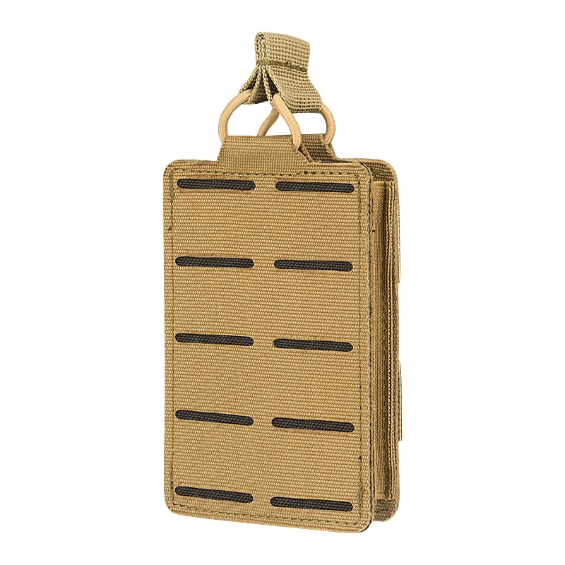 Molle Single Magazine Pouch, Rifle Mag Pouch, 5.56mm, Magazine Pouch para M4, M14, M16, AR-15, caça, Open-top Mag Carrier Holder