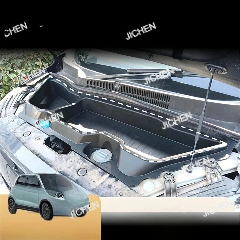 

2024 2025 2026 аксессуары для стайлинга автомобилей, ящик для хранения переднего багажника, ящик для хранения передней кабины, защита капота двигателя