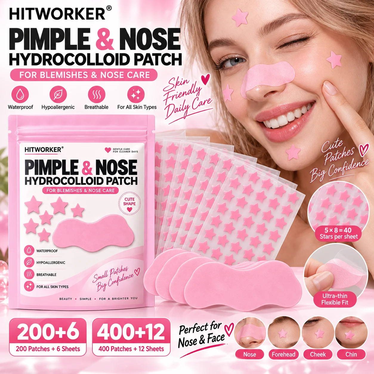 Face Oil - 200 stuks, 6 stuks/400 stuks, 12