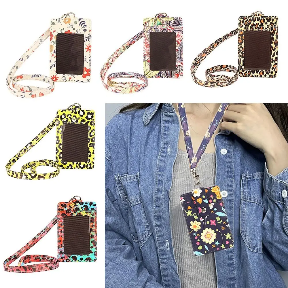 

New PU Leather Card Holder Multi-functional Hanging Rope Coin Purse with Zipper Card Cover Bag