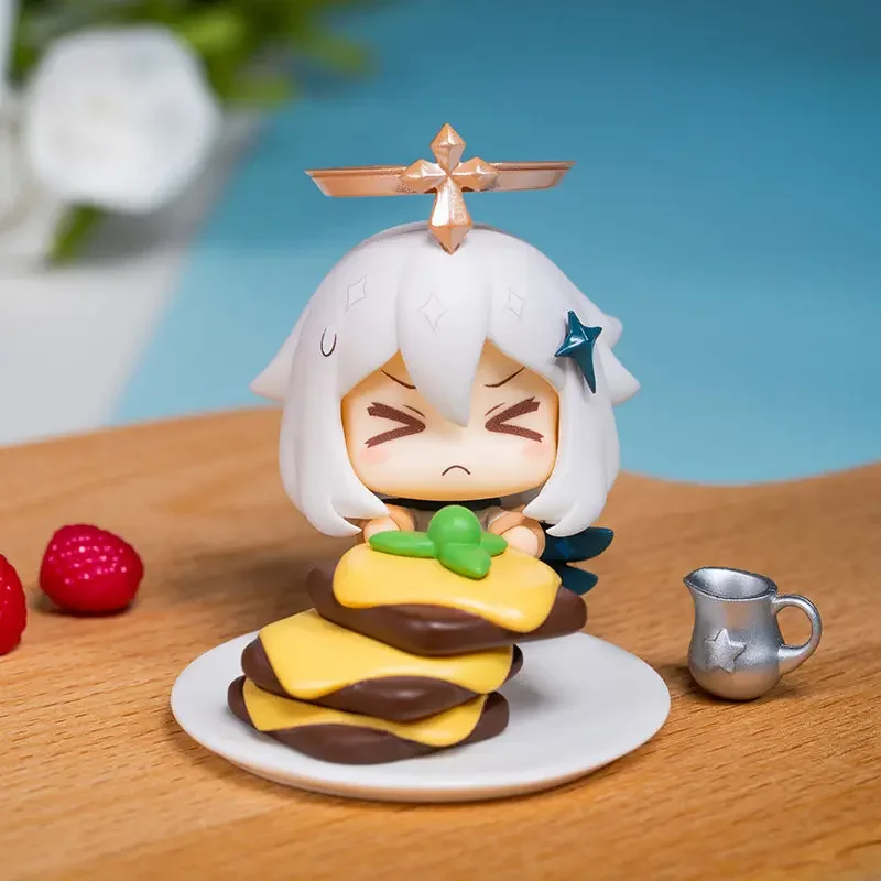 Genshin Impact Paimon's Not Emergency Food Series Genuine Blind Box Original Toys Guess Bag Mystery Box Doll Anime Figure