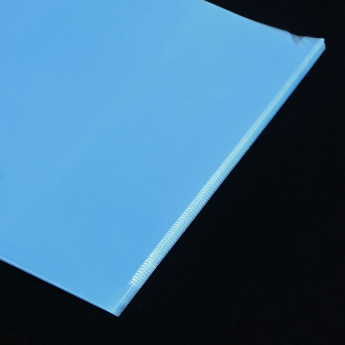 

30 Pcs Transparent File Set Clear Folder Document Holder Folders for Documents Blue Pocket to Open