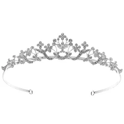 MIallo Elegant Rhinestone Head Hoop Headband Party Performances Jewelry Tiara Princess Crowns Hair Accessories Birthday Gifts
