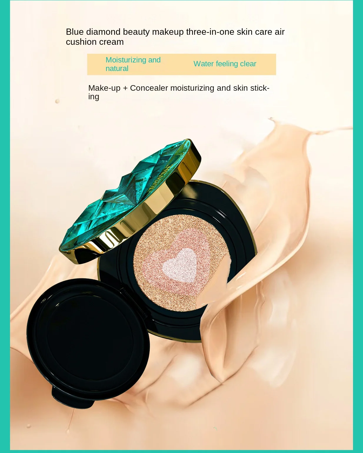 Korean Air Cushion BB CC Cream 3-in-1