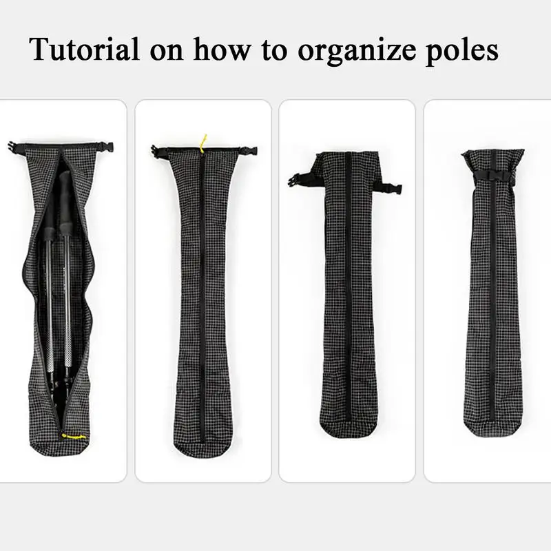トレッキングポール収納袋防水ハイキングスティックポーチ多機能アウトドアギア登山キャンプ登山