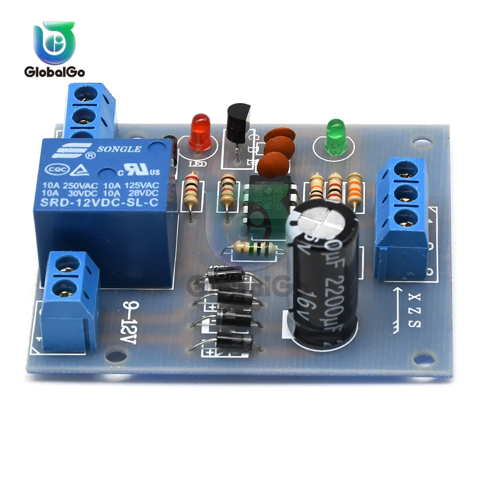 9V-12V Liquid Water Level Controller Sensor Automatic Pumping Drainage Water Level Detection Water Pump Control Circuit Board