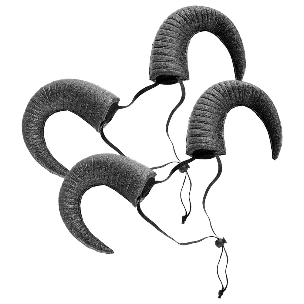 

2 Pcs Ox Horn Headb Adjustable Adult Headb s Foam Demon Horns Cosplay Costume Hair Accessories Halloween Party