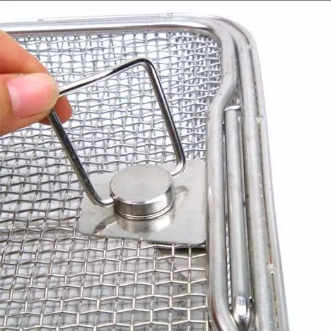 Stainless Steel 304 Disinfection Basket Sterilization Cleaning Basket Ultrasonic Cleaning Box Round Square Various Sizes s