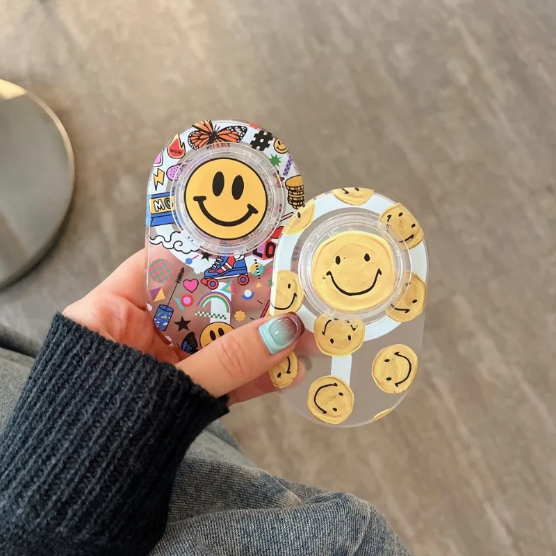 Super Sterke Magnetische Attractie Mobiele Telefoon Houder Nieuwe Schattige Cartoon Smiley Populair Model Voor Mannen En Vrouwen