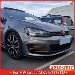 Zderzak przedni Boczny otwór wentylacyjny do VW Golf 7 MK7 GTI GTD 2012-2017 Światło przeciwmgielne Rama wlotowa Kratka Splitter Spoiler Lip Canard