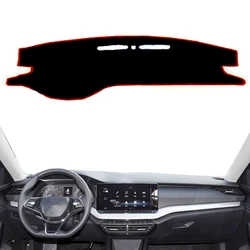 Car Dashboard Cover Mat Pad For Skoda Octavia A8 2021 2022 2023 2024 Interior Instrument Sunshade Protect Carpet Rug Accessories